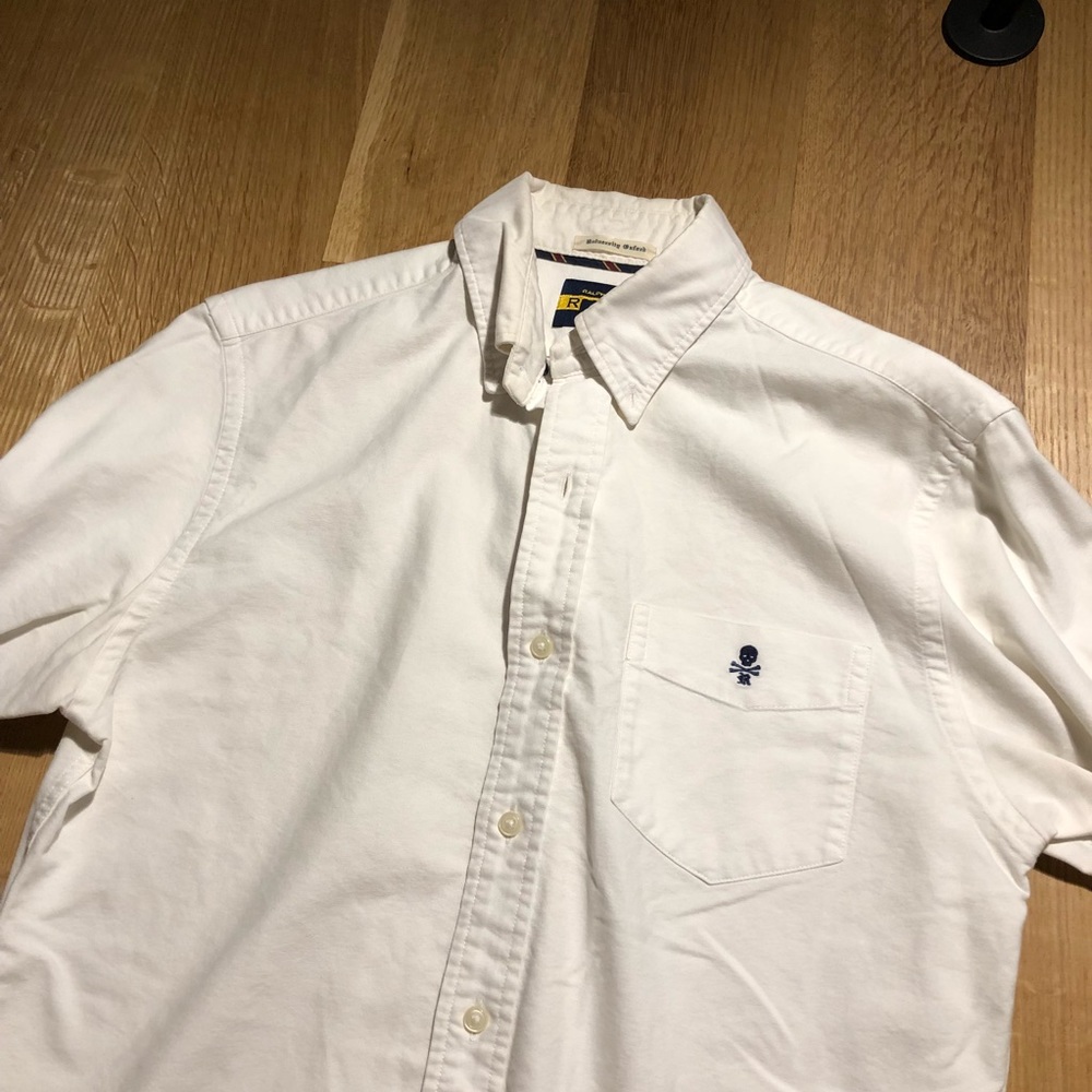 Polo Rugby White Oxford Shirt